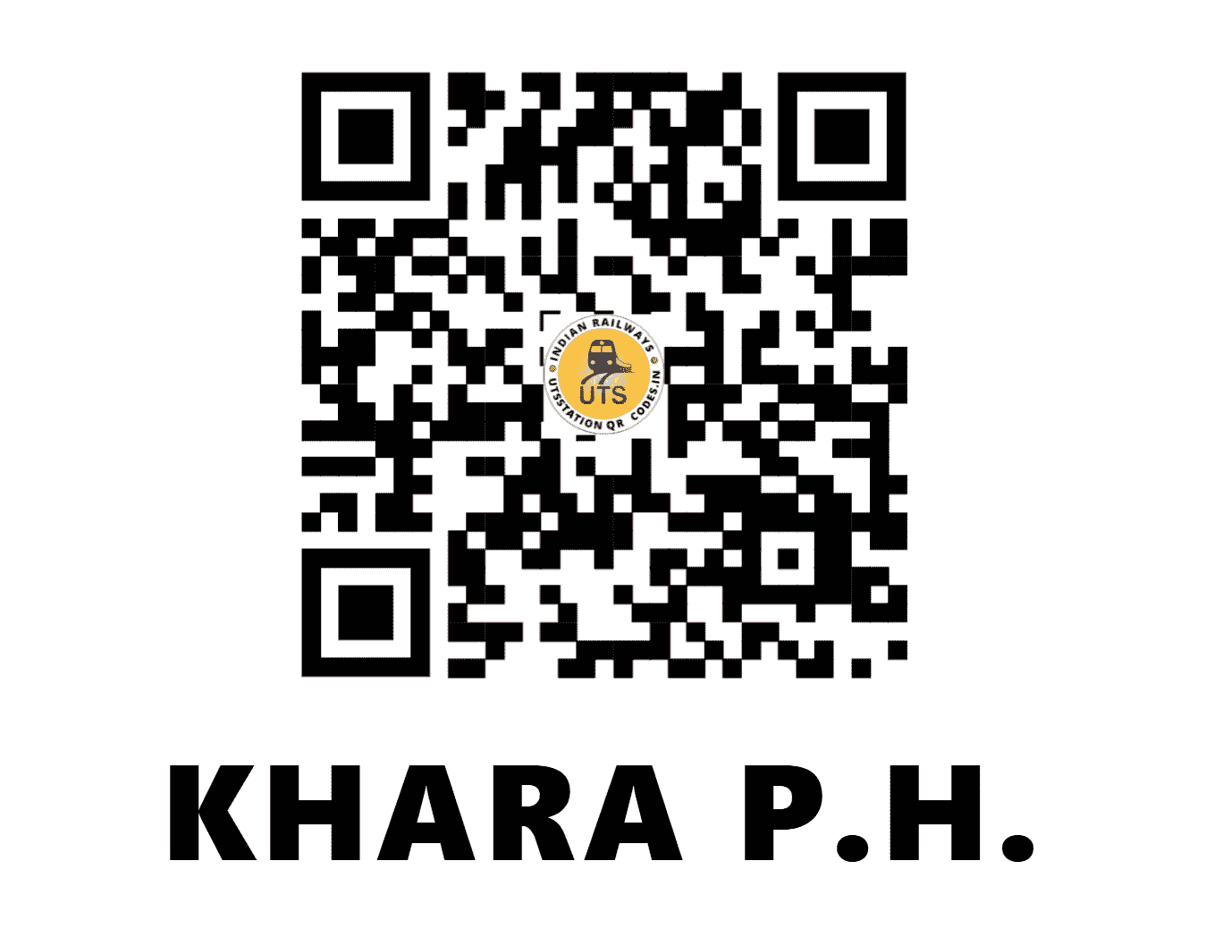 UTS QR Code for KHARA P.H. - KRXA (SB - MADHYA PRADESH)